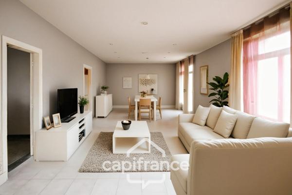 Maison à vendre 8 pièces (02) 207 m², 5 Chambres, Garage, Annexe et grande Cave - A Rénover