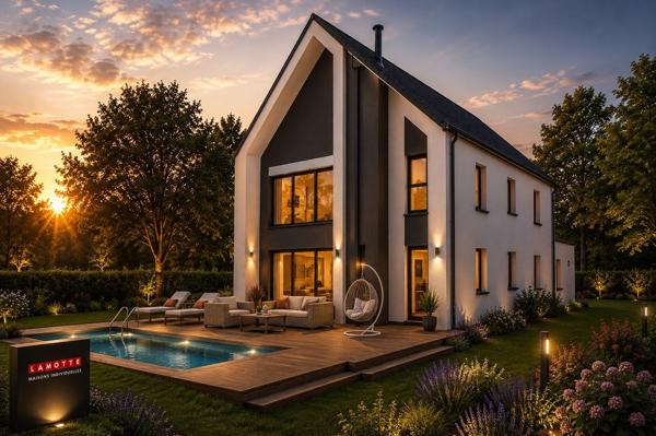 Terrain + Maison à vendre 6 pièces - 142 m²