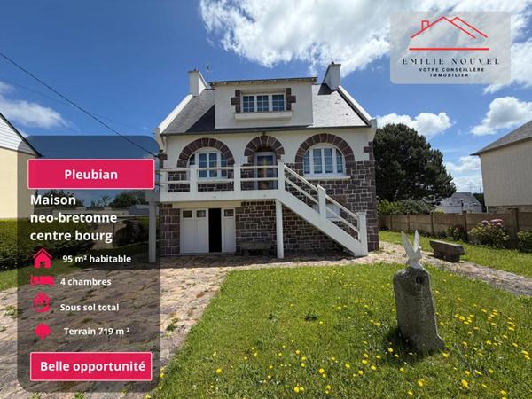 Pleubian, une vraie maison familiale à deux pas du bourg