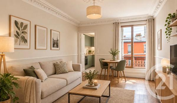 Appartement F2 à vendre  2 pièces - 36,30 m 2   PARIS  - 75013