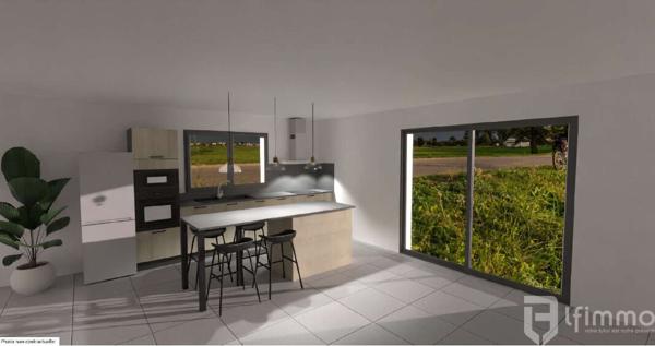 Maison T4 plain-pied 103 m2, adaptée PMR