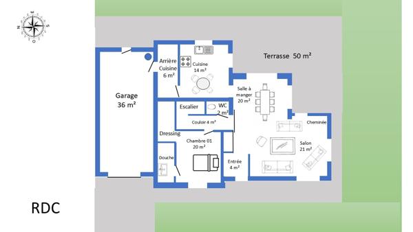 Maison
         6 pièces
        - 156 m² Bien prestige 499 750 € *