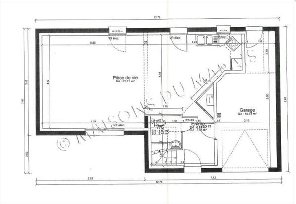 PAVILLON NIORT - 4 pièce(s) - 90.66 m2