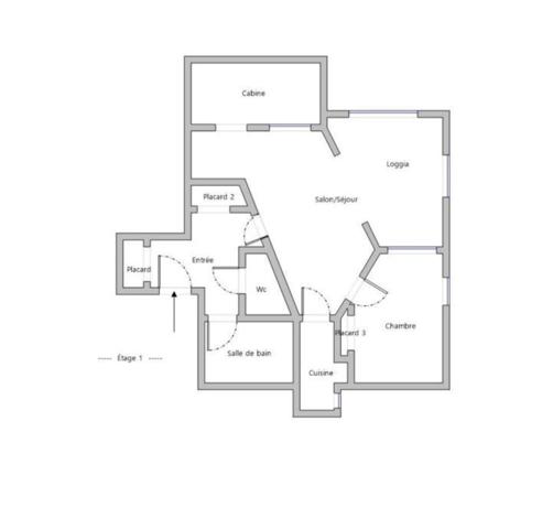 GRUISSAN PORT – T2 43m² RÉNOVÉ + PARKING – RARE