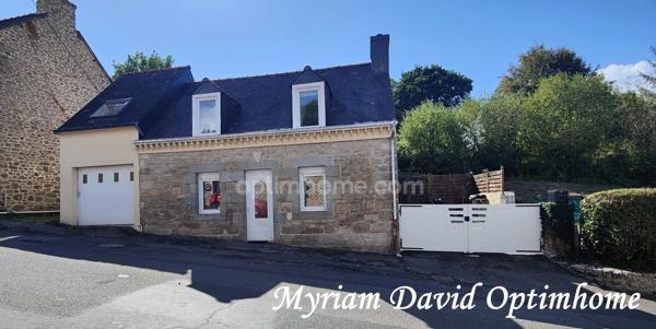 Maison sans travaux avec jardin, terrasse et garage à Rostrenen
