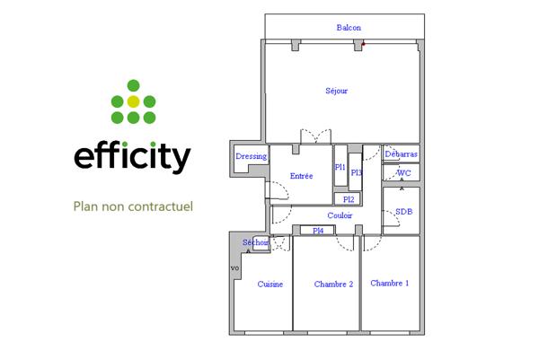 Appartement 4 pièces - 93 m²