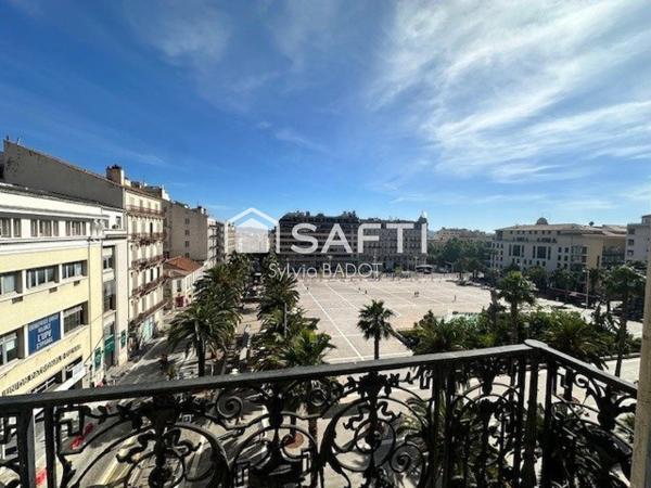 EXCLUSIVITE TOULON PLACE DE LA LIBERTE APPARTEMENT HAUSSMANNIEN T5 + CAVE