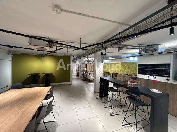 Bureaux à louer à Lille - Plateaux neufs style loft industriel - Terrasses et climatisation