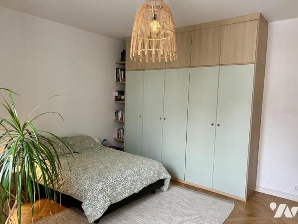 NANTES TALENSAC T3 rénové avec goût et entièrement sur parquet situé au 2ème étg s/asc 