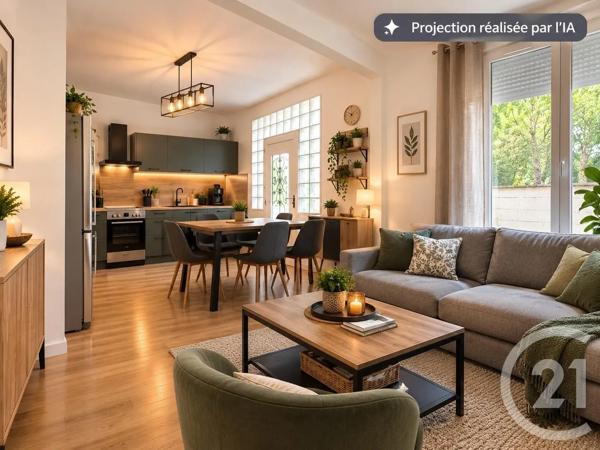 Maison à vendre  3 pièces - 56,30 m 2   LE VAL D HAZEY  - 27