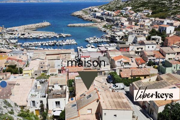 Maison T2 évolutive ~45m² dans le village des Goudes