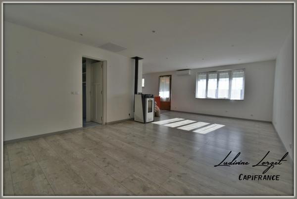 Maison à vendre 4 pièces de plain-pied Hameau de NEUILLY SAINT FRONT (02) - 86m2 habitables - 3 chambres- sous sol - Terrain 900m2 à la campagne