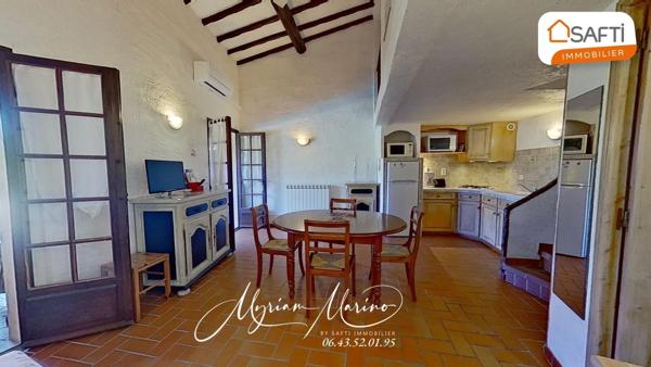 À VENDRE APPARTEMENT MEUBLÉ À 400M DES PLAGES - 83370 SAINT AYGULF