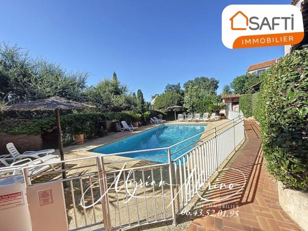 À VENDRE APPARTEMENT MEUBLÉ À 400M DES PLAGES - 83370 SAINT AYGULF