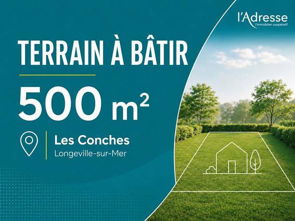 Terrain Longeville Sur Mer 500 m2