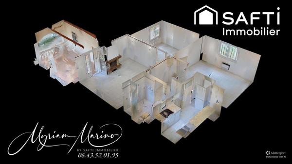 MAISON COMPOSÉE DE  2 APPARTEMENTS  F3 - TERRASSES - SAINT AYGULF (83370)