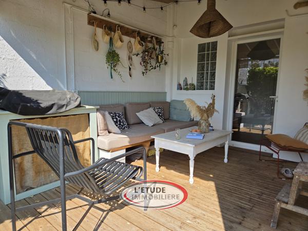 Rezé Trocardière : bien atypique et coup de coeur ! 101 m² habitables, jardin buccolique, terrasse et annexes