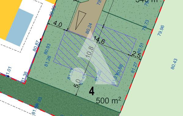 Terrain 500 m2