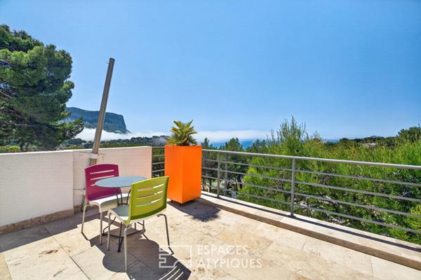Villa d’architecte avec piscine et vue mer au coeur de Cassis