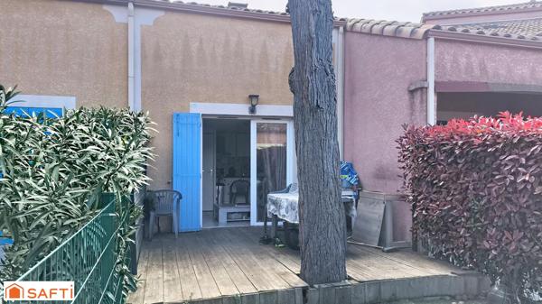 Maison T3 35m² jardin dans résidence sécurisée