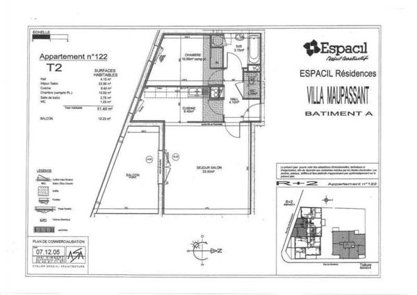 Appartement 2 pièces - 44600 Saint-Nazaire -  Québrais