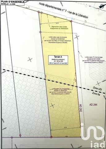 Terrain à vendre 896 m² Prunay