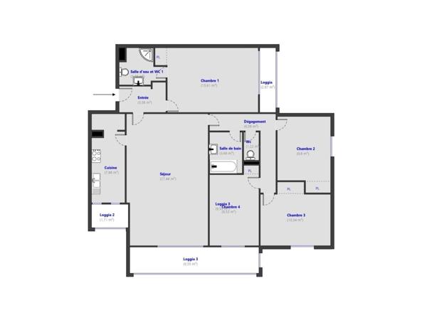 Appartement à vendre 5 pièces 98 m² Fréjus