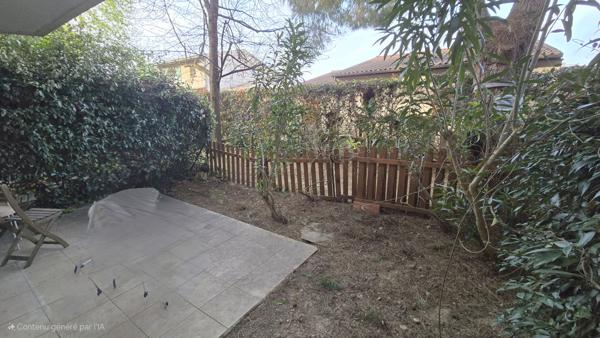 Appartement Launaguet t1bis 33.80m2 avec jardin place de parking