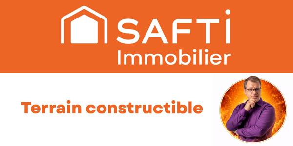 Terrain constructible de 1071m²