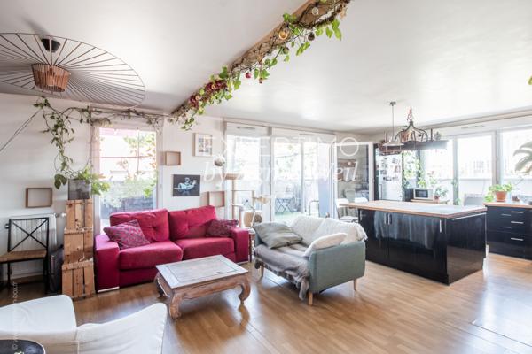 Pantin (93500) PANTIN - QUATRE CHEMINS - APPARTEMENT FAMILIAL 4 PIECES 3 CHAMBRES AVEC TERRASSE