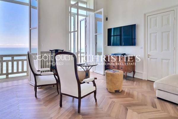 À vendre Biarritz Côte des Basques – Appartement luxe vue panoramique océan