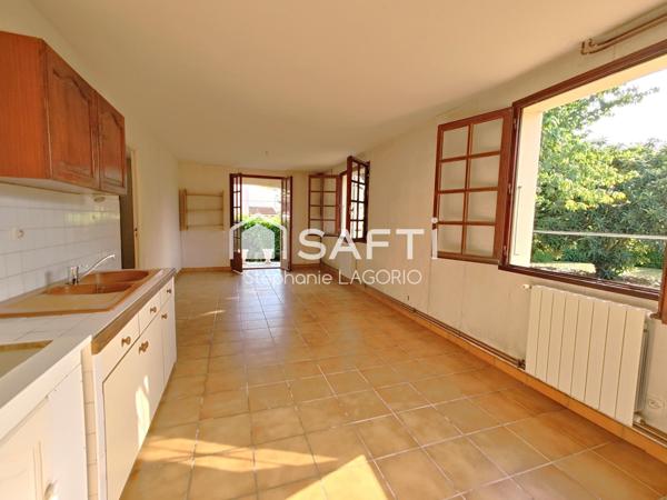 Maison T4 110 m² sur beau terrain piscinable