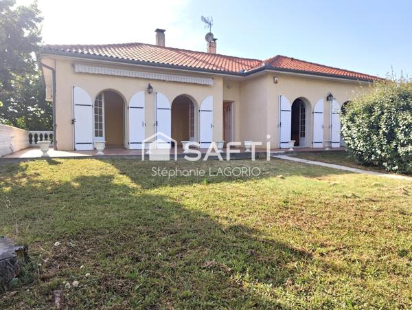 Maison T4 110 m² sur beau terrain piscinable