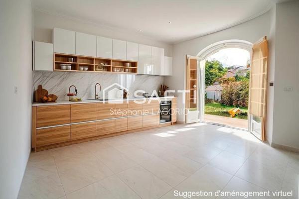 Maison T4 110 m² sur beau terrain piscinable