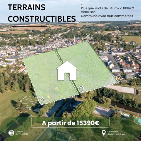 Terrain - 645 m²
