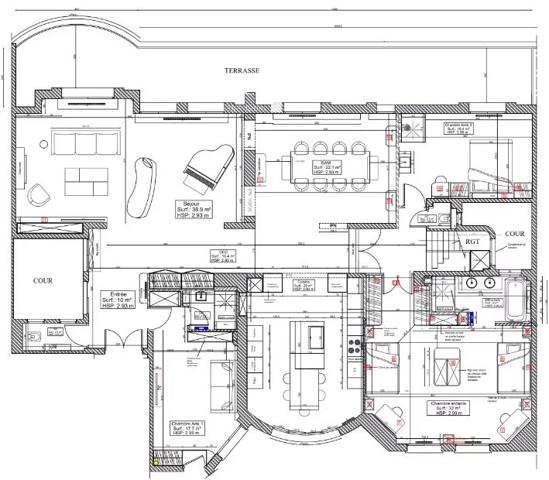 Paris XVI Victor Hugo Pompe : Penthouse terrasse
