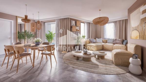Rez de jardin 4 pièce(s) 3 chambre(s) 107 m²