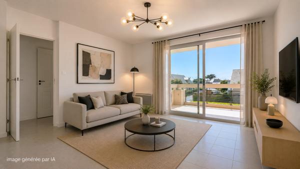 Appartement 2 pièces – 44 m² environ à Le Croisic (ref : 76953P)