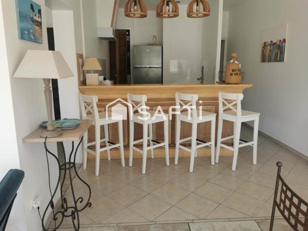 Bel appartement fonctionnel, à deux pas des plages. Il ne vous reste plus qu’à poser vos valises !
