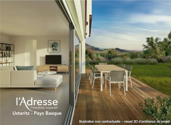 Maison mitoyenne T4 avec jardin et garage