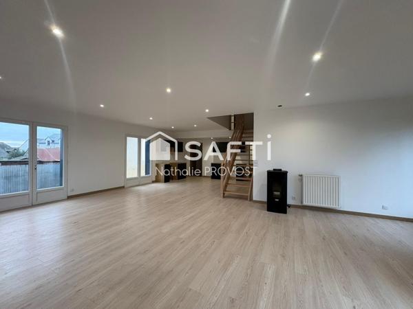 Commerces à pied, rénovation récente