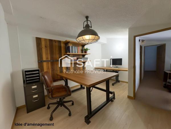 Commerces à pied, rénovation récente