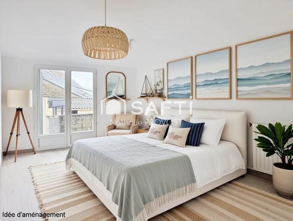 Commerces à pied, rénovation récente