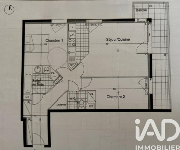 Appartement à vendre 3 pièces 64 m² Chennevières-sur-Marne