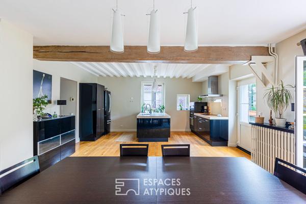 Authenticité et caractère ! Maison de charme avec dépendance à Cergy Village