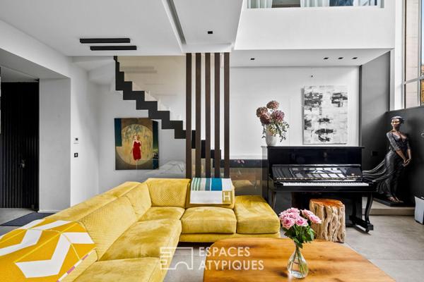 Ancien atelier d’artiste aménagé en loft familial d’exception – Wagram-Pereire