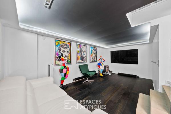 Ancien atelier d’artiste aménagé en loft familial d’exception – Wagram-Pereire