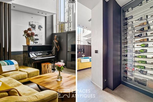 Ancien atelier d’artiste aménagé en loft familial d’exception – Wagram-Pereire