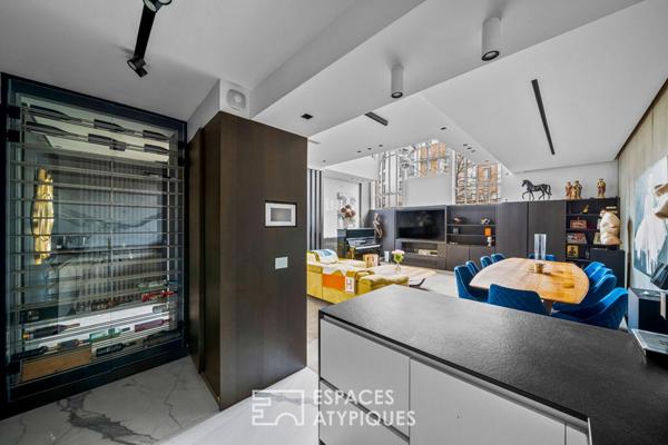 Ancien atelier d’artiste aménagé en loft familial d’exception – Wagram-Pereire
