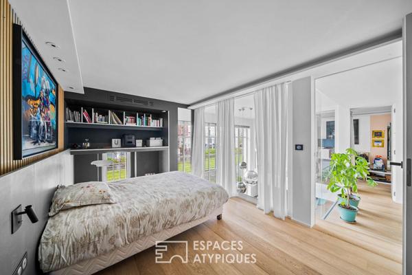 Ancien atelier d’artiste aménagé en loft familial d’exception – Wagram-Pereire